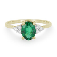 Anello in argento con Smeraldo Russo AAA