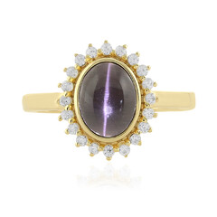 Anello in argento con Sillimanite Occhio di Gatto