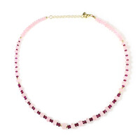 Collana in argento con Morganite del Madagascar (Riya)