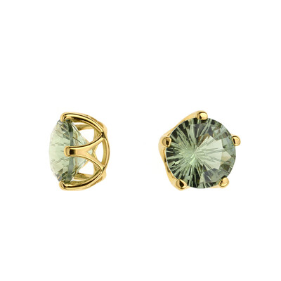 Ciondolo in oro con Ametista Verde (dagen)