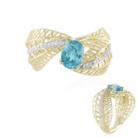 Anello in oro con Zircone Ratanakiri (Ornaments by de Melo)