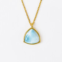 Collana in argento con Larimar