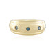 Anello in argento con Diamante Blu I2