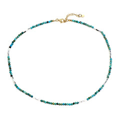 Collana in argento con Ematite Argentata