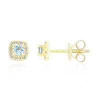 Orecchini in oro con Tormalina Paraiba Nigeriana