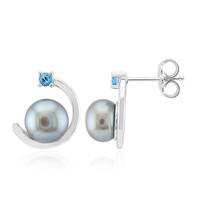 Orecchini in argento con Perla d'Acqua Dolce Argentata (TPC)