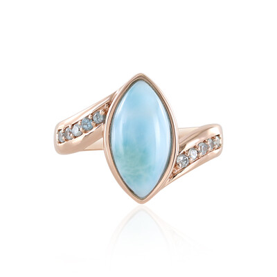 Anello in argento con Larimar (KM by Juwelo)