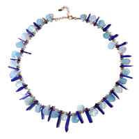 Collana in argento con Ematite Rosa
