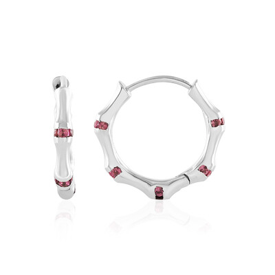 Orecchini in argento con Tormalina Rosa Nigeriana (de Melo)