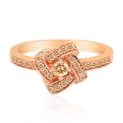 Anello in oro con Diamante Rose de France SI1 di Argyle