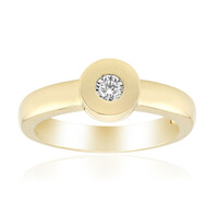 Anello in argento con Diamante SI1 (G)