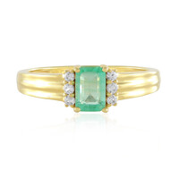 Anello in argento con Smeraldo Russo