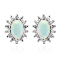 Orecchini in argento con Opale di Welo