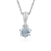Collana in argento con Acquamarina Brasiliana