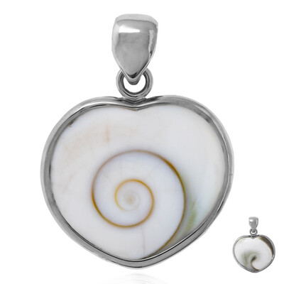 Ciondolo in argento con Occhio di Shiva