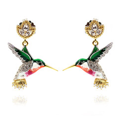 Orecchini in argento con Topazio Bianco (Dallas Prince Designs)