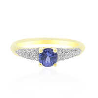 Anello in oro con Tanzanite AAA (de Melo)