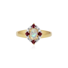 Anello in argento con Opale di Welo