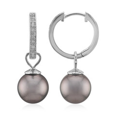 Orecchini in argento con Perla Tahitiana (TPC)