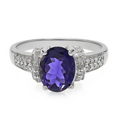 Anello in argento con Iolite Ceylon