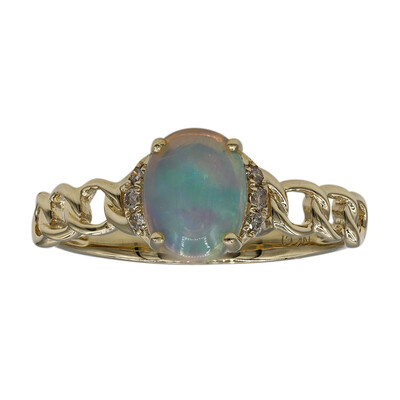 Anello in oro con Opale di Welo AAA (CIRARI)