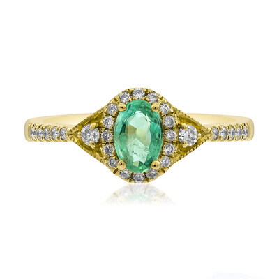 Anello in oro con Smeraldo Zambia AAA (CIRARI)