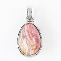 Ciondolo in argento con Agata Lace