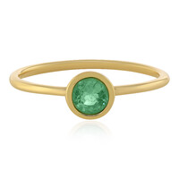Anello in oro con Smeraldo Etiope