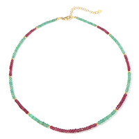 Collana in argento con Rubino del Madagascar
