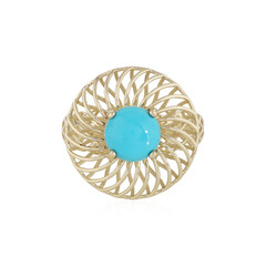 Anello in oro con Turchese Sleeping Beauty (Ornaments by de Melo)