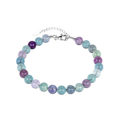 Bracciale in argento con Fluorite