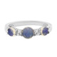 Anello placcato in platino con Opale di Welo
