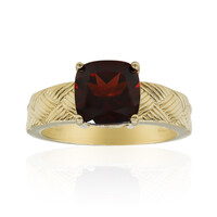 Anello in argento con Granato