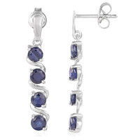 Orecchini in argento con Zaffiro Blu