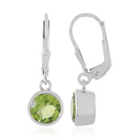 Orecchini in argento con Peridoto