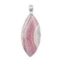 Ciondolo in argento con Rodocrosite (Bali Barong)
