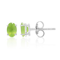 Orecchini in argento con Opale Verde Brasiliano