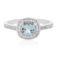 Anello in argento con Acquamarina
