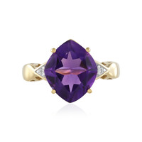 Anello in argento con Ametista Zambiana