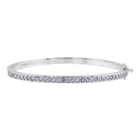 Bracciale in argento con Tanzanite