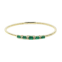 Bracciale in oro con Smeraldo Zambia AAA (CIRARI)
