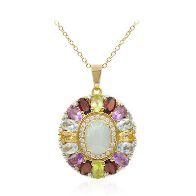 Collana in argento con Opale di Welo