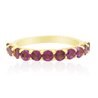 Anello in argento con Rodolite
