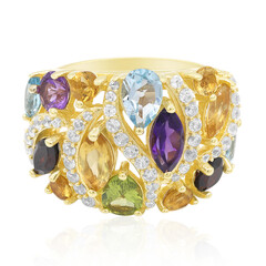 Anello in argento con Peridoto