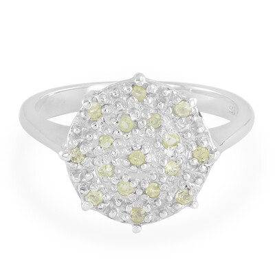 Anello in argento con Peridoto