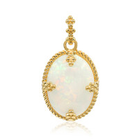 Ciondolo in oro con Opale di Welo (Adela Gold)