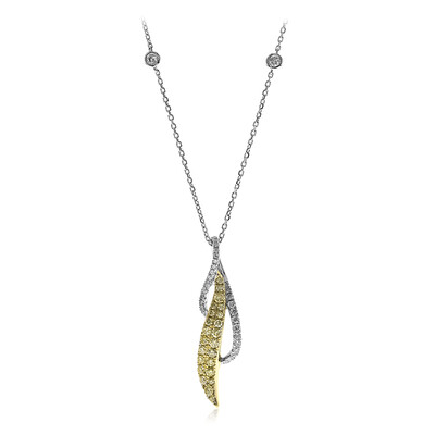 Collana in oro con Diamante Giallo SI2 (CIRARI)