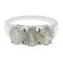Anello in argento con Labradorite
