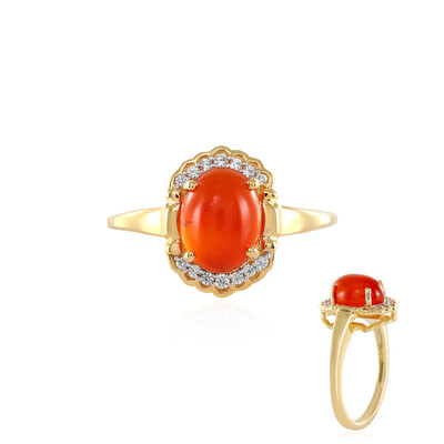 Anello in argento con Corniola