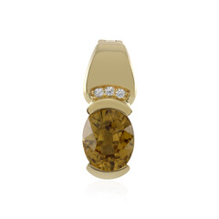 Ciondolo in oro con Zircone Giallo